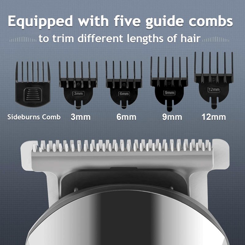 Ufree Beard Trimmer - Waterproof Electric Razor for Face, Body & Mustache | Cordless Grooming Kit