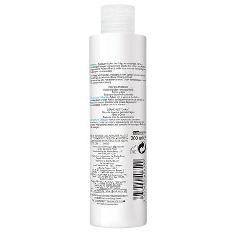 La Roche-Posay Toleriane Dermo Facial Cleanser - Gentle Makeup Remover for Face & Eyes, Fragrance-Free