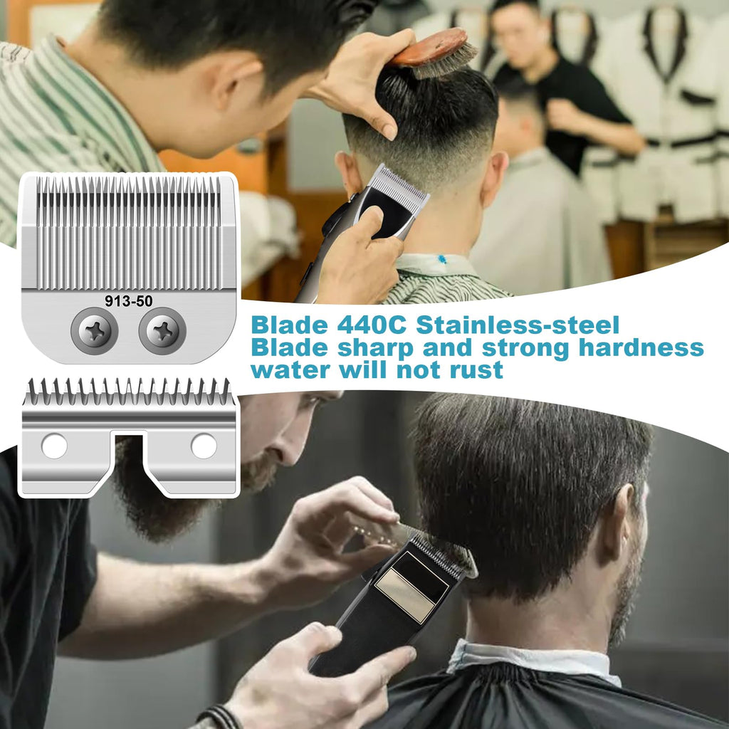Medium Blade Compatible with Oster Fast Feed 076023,Salon Pro 076830 Blade