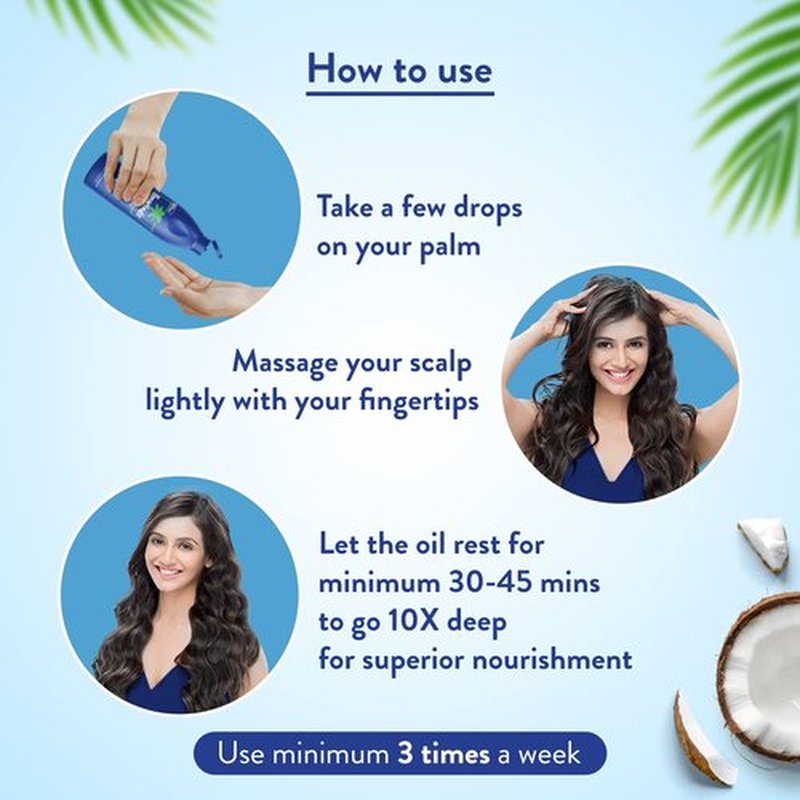 Parachute Advansed Gold Coconut Hair Oil with Vitamin E| Pure Coconut Oil| For Long, Strong & Nourished Hair| Indian Hair Oil | 13.5 Fl.oz.