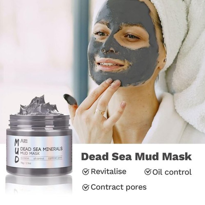 ANAI RUI Face Mask Set - Turmeric, Green Tea & Dead Sea Mud Masks for Oily Skin | Spa Gift Set for Women & Teens - 2.5 oz Each