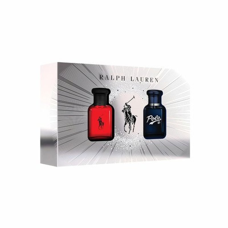 Ralph Lauren Polo Red & Polo 67 Men's Cologne Duo - Travel Size Eau de Toilette Set | 2-Piece 0.5 Fl Oz
