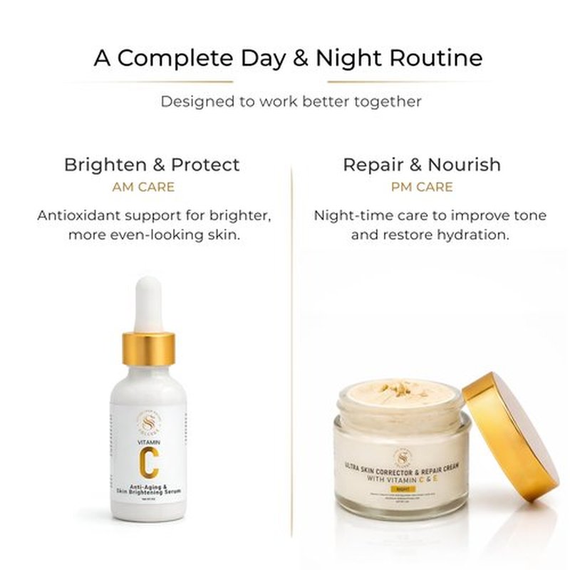 SOLCEGE Dark Spots Corrector & Hyperpigmentation Treatment Cream for Face – Uneven Skin Tone Repair Moisturizer with Intense Hydration, Alpha Arbutin, Kojic Acid & Vitamin C – For Men & Women 2 oz