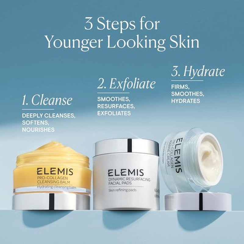 ELEMIS Pro-Collagen Marine Cream - Lightweight Anti-Wrinkle Daily Facial Moisturizer 1.6 oz