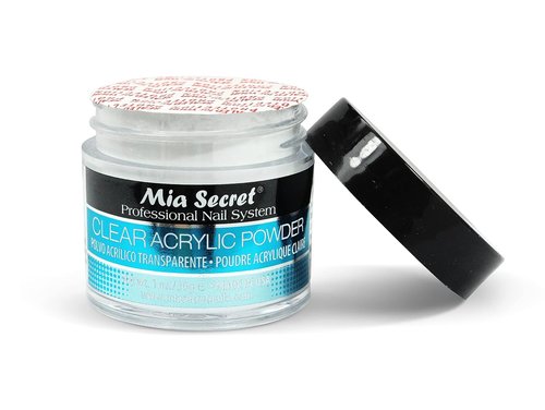Mia Secret Clear Acrylic Powder - Professional Quality Nail Enhancement | 1oz Size