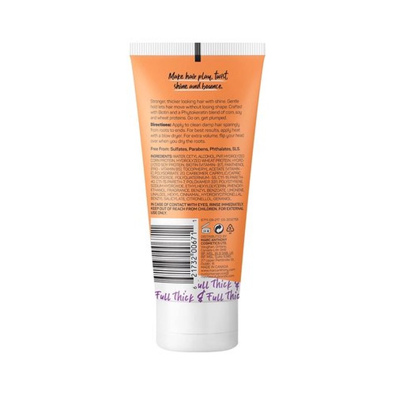Marc Anthony Hair Thickening Cream - Volumizing Formula with Biotin for Thin Hair | Sulfate-Free, Lightweight Hold