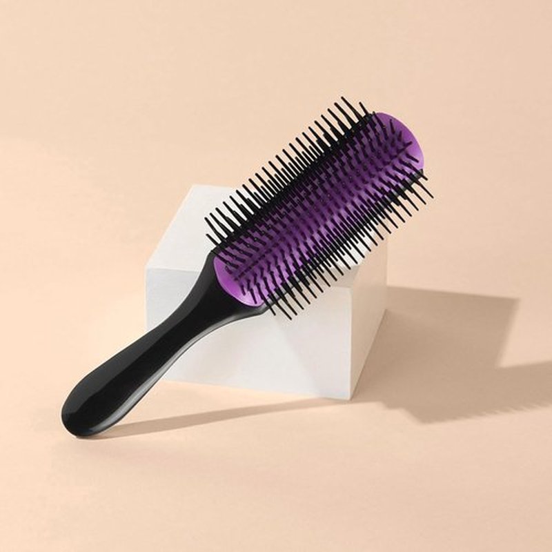 Diane Nylon Pin Hair Brush - Effortlessly Detangle & Define Thick or Curly Hair | Ideal for Wet Use