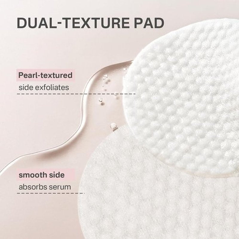 Glycolic Acid 20% Resurfacing Pads - Exfoliating Peel Pads for Radiant Skin | 50 Count with Salicylic Acid & Vitamins