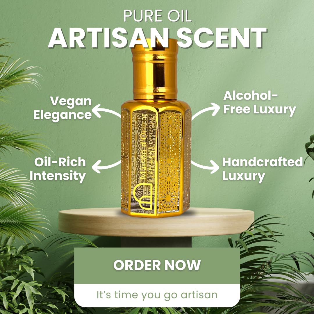 Eternal Grace Perfume Oil 12 mL – Graceful Floral Woody with Neroli Jasmine and Cedarwood. Alcohol Free Long Lasting Oil, Compliment Magnet