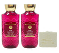 Bath & Body Works Womens Pink Obsessed 2 Body Wash with a Natural Oats Soap