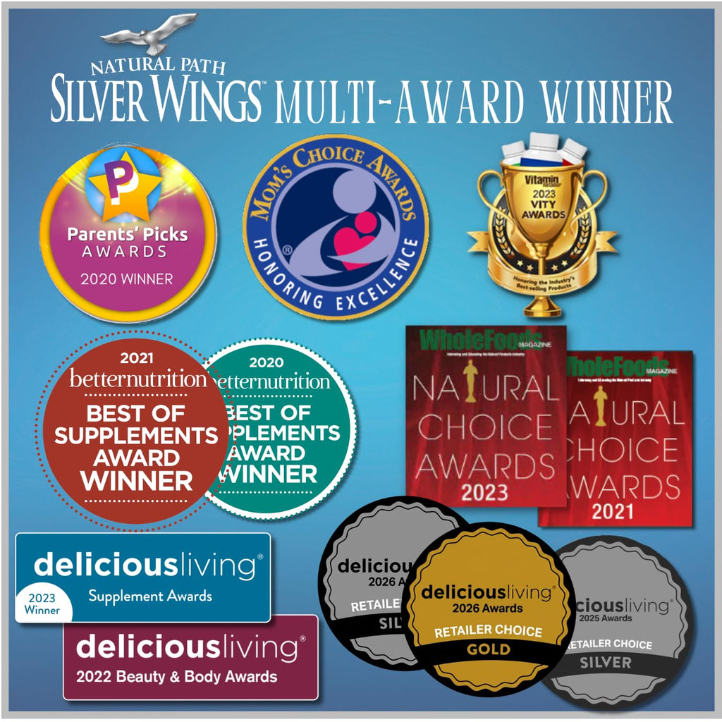 Natural Path Silver Wings 250ppm Silver Herbal Ointment - Nourishing and Moisturizing Skin Care 1.50oz