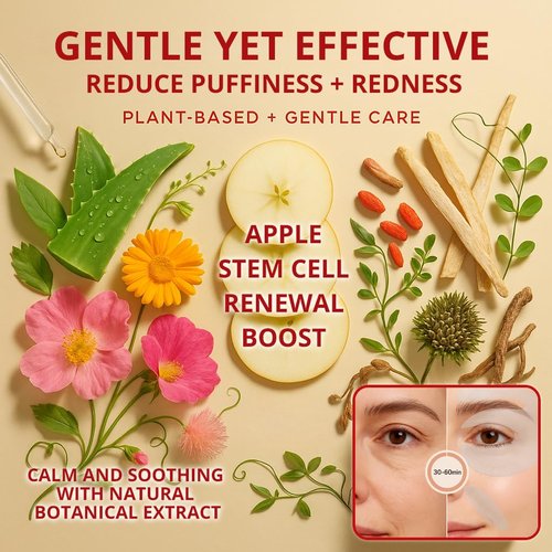 GONIM Under Eye Patches with Salmon DNA, Collagen Peptide, Caffeine & Retinol, Eye Patches for Puffy Eyes and Dark Circles with PDRN, Eye Masks for Dark Circles and Puffiness, Gifts for Women, 4pairs