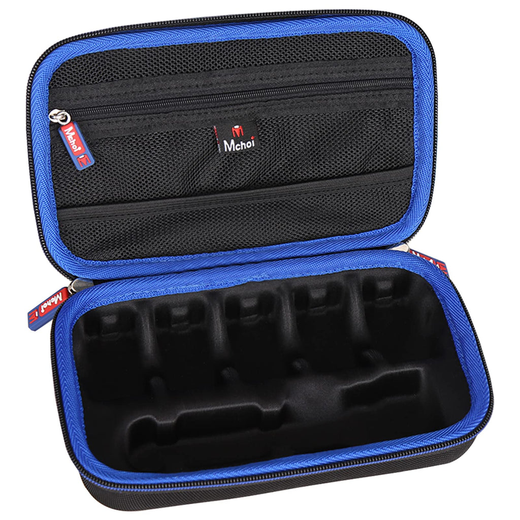 Mchoi Travel Case Fits for Gillette Labs Heated Razor Gold Edition, with Mesh Pocket Fits for 1 Handle, 5 Blade Refills, 1 Charging Dock, Case Only