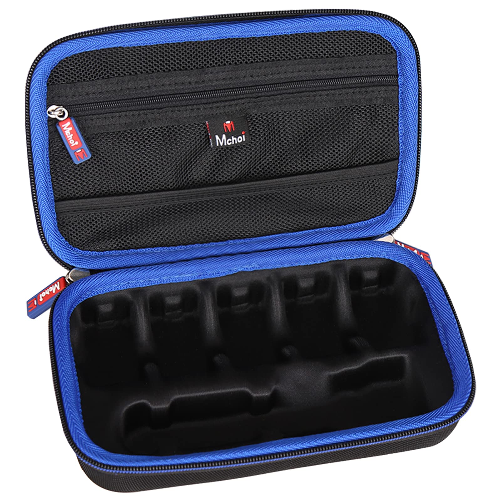Mchoi Travel Case Fits for Gillette Labs Heated Razor Gold Edition, with Mesh Pocket Fits for 1 Handle, 5 Blade Refills, 1 Charging Dock, Case Only