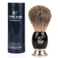 VIKINGS BLADE Luxury Shaving Brush for Men - Ultra Heavy Acrylic & 316L Steel Handle, Dark Stallion Color