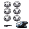 Gleway SH60/72 Replacement Heads Compatible with Philips Electric Shaver Series 6000, SH60 Replacement Blades Razor Heads for Shaver S6810/82, S6850/85, S6880/81, Upgraded Shaving Blade 6-Pack