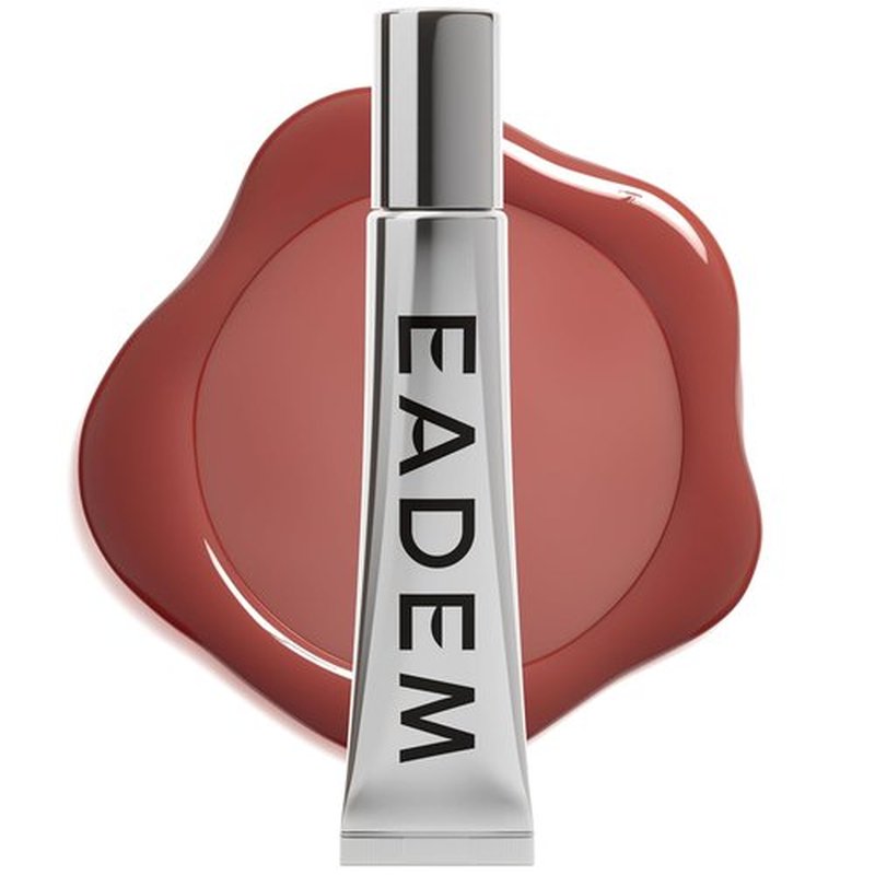Eadem Le Chouchou Lip Softening Balm - Hydrating Lip Gloss & Plumper | 0.5 oz, Burnt Malai