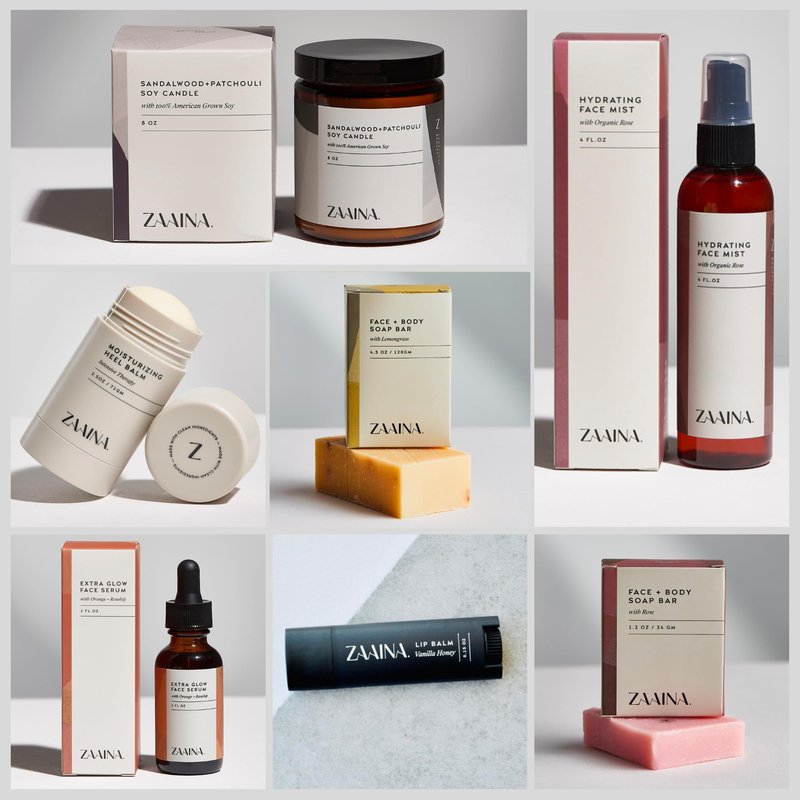 ZAAINA Spa Gift Set for Women - Valentines Day Gifts for Her, Luxury Self Care Package for Mom Wife Friend, Bath and Body Relaxation Spa Kit, Natural Pampering Care Package, Birthday Gifts for Women