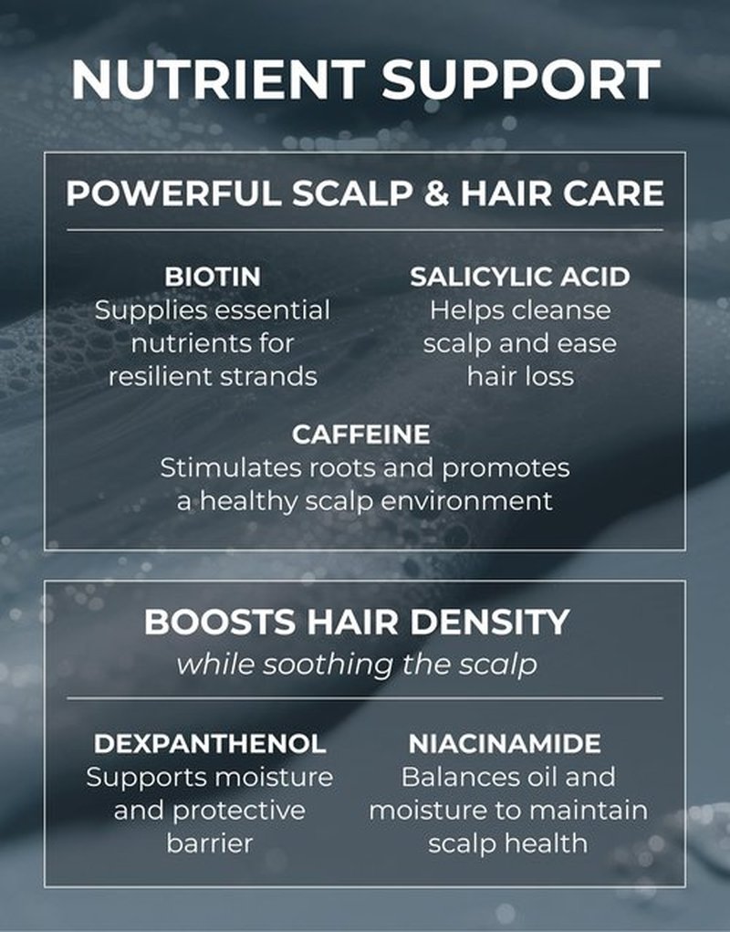 Motifull Hair Boosting Hair Thickening Shampoo for Thinning Hair with Biotin & Caffeine | Hair Growth Shampoo for Stronger Root & Volume (16.4 fl oz)