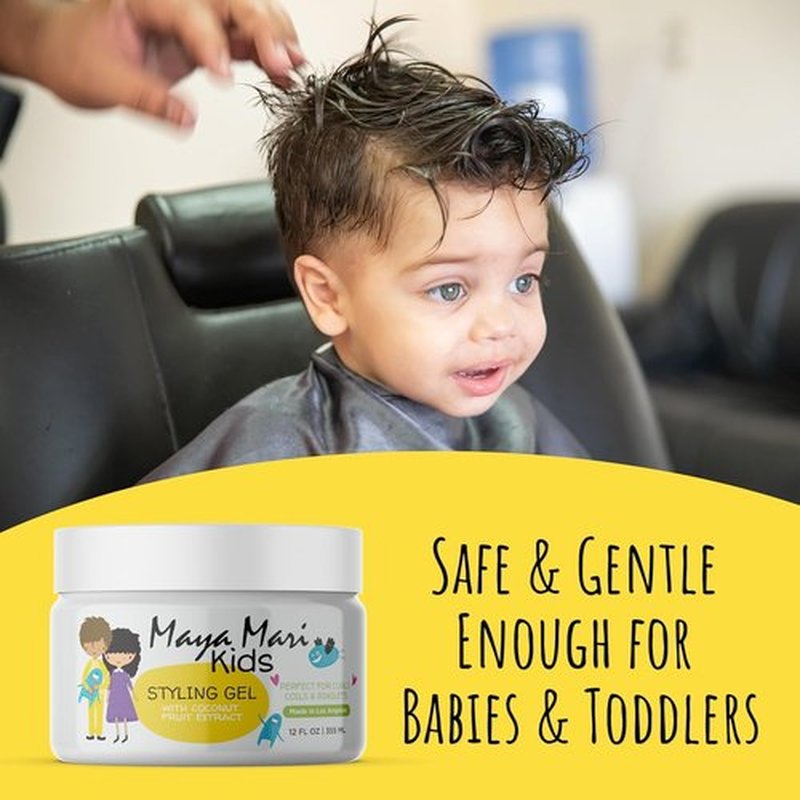 MAYA MARI Kids Hair Care Set with 5 Pieces for Ages 2-12 - Complete Shampoo and Conditioner for Toddlers - Sulfate-Free Formula for Curly Wavy and Textured Hair