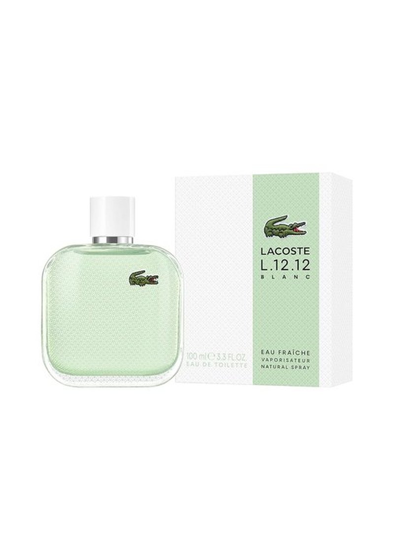 Lacoste L.12.12 Blanc - Classic Men's Fragrance with Fresh Citrus Notes | 3.4 oz Eau de Toilette