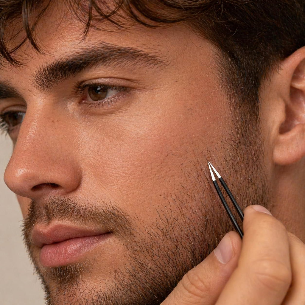 Pointed Tweezers | High Carbon Stainless Steel Ingrown Hair Tweezers | Needle Nose Tweezers Precision Perfectly Aligned & Hand Filed Splinter Tweezers