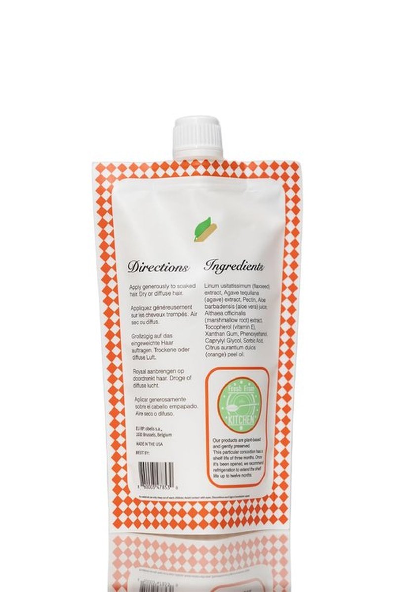 Ecoslay Orange Marmalade Curl Definer Gel - Long-Lasting Hold for Wavy, Curly & Kinky Hair - 8 oz