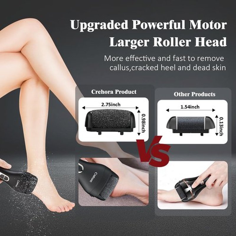Electric Foot Callus Remover, Rechargeable Electronic Foot File Pedicure Kits, Electric Callus Remover for Feet, Foot Scrubber Dead Skin Remover, Professional Foot Care for Dead Skin