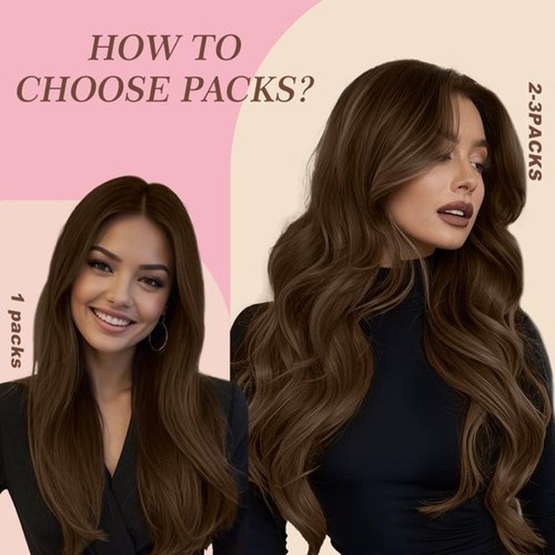 GEELOOK Clip in Hair Extensions Real Human Hair, Remy Human Hair Extensions Clip ins for Women, Natural Human Hair,14inch 60g 4Pcs, #2 Darkest Brown