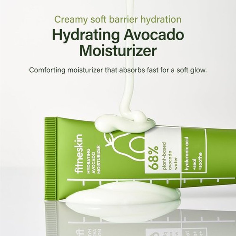 Skiennix Hydrating Avocado Moisturizer - Creamy-Soft Barrier Hydration with Hyaluronic Acid | 1.7 Fl Oz (50ml)