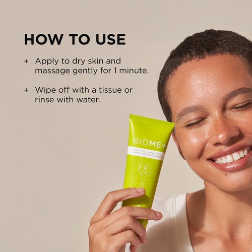 IMAGE Skincare, BIOME+ Cleansing Comfort Balm, Microbiome Friendly Gentle Cleanser, Reduces Moisture Loss, 4 fl oz