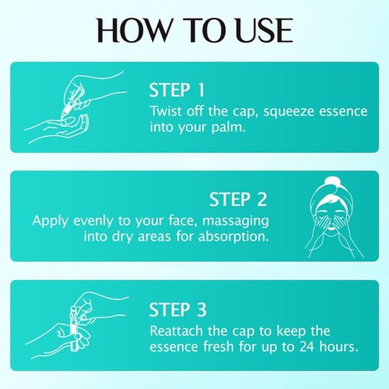 Meifenla 3% Hyaluronic Acid Serum for Face,Ultra-Hydrating Hyaluronic Acid Serum Tube Smooth Skin Deep Moisturizing Facial Serum for Anti-Aging with 30 Pcs Single-Use Vials Design