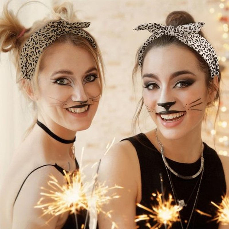 Jaciya Leopard Bow Headbands for Women Cheetah Print Headbands Cute Knotted Headband with Bow Leopard Print Gifts