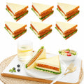 NOLITOY 6 Pcs Artificial Sandwich Food Props 5.51X4.52X6.49In Simulation Sandwich Model for Home Kitchen Party Decoration and Photography