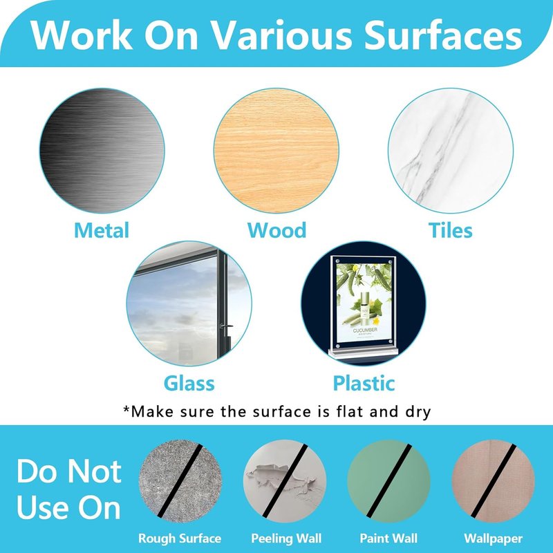 Abnii Cable Clips - 100PCS Adhesive Wire Organizers for Strong Wall & Desk Management | Clear Small