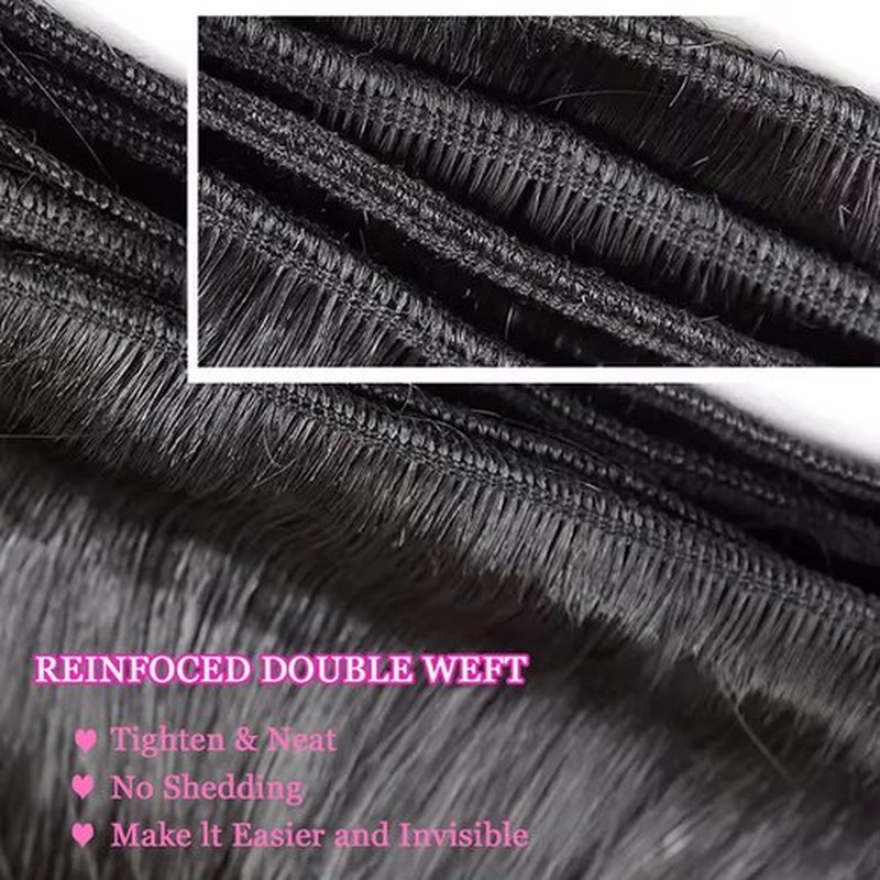 Body Wave Bundles Human Hair 20 22 24 Inch 100% Unprocessed Brazilian Raw Weave 3 Bundle Quick Weave Hair Extensions for Black Women Natural Color