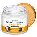 Stilip Beef Tallow Sunscreen Organic SPF 30 with Zinc Oxide,Non-Toxic 2-in-1 Moisturizer & Mineral Sunblock | Reef Safe, Chemical-Free,Lightweight, Clean Formula for Sensitive Skin.