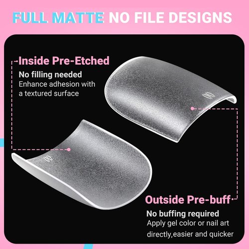 300Pcs Square Toe Nail Tips with Glue,SINOKAME 15 Sizes Wider Long Fake Toenails Matte No File Needed,Clear Press on Toenails Full Cover,Paintable Toe Extension Tips Soak off Home DIY