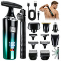 Back Shaver for Men, 5 in 1 Men Back Shaver with Long Handle, Green