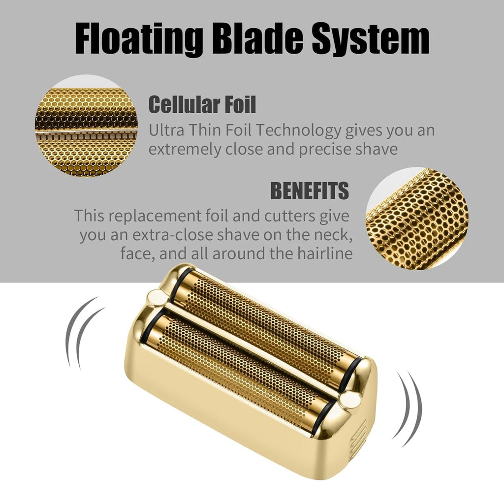 Shaver Replacement Foil Compatible with BaBylissPRO FXONE Double Foil