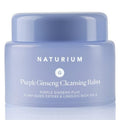 Naturium Purple Ginseng Cleansing Balm - Plant-Based Smoothing Face Wash, 3.0 oz
