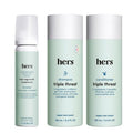 Hers Triple Threat Shampoo & Conditioner Set | 5% Minoxidil Foam for Hair Thickening - 3 Count