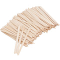 1200Pcs Wooden Wax Sticks Small Waxing Applicator Sticks Wax Spatulas Wood Craft Sticks for Hair Removal and Smooth Skin - Slanted & Round
