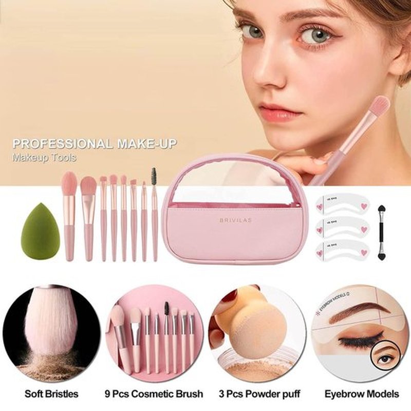 MISS ROSE M All In One Full Makeup Kit for Women, Multipurpose Makeup Sets, Beginners and Professionals Alike, Easy to Carry(Pink)