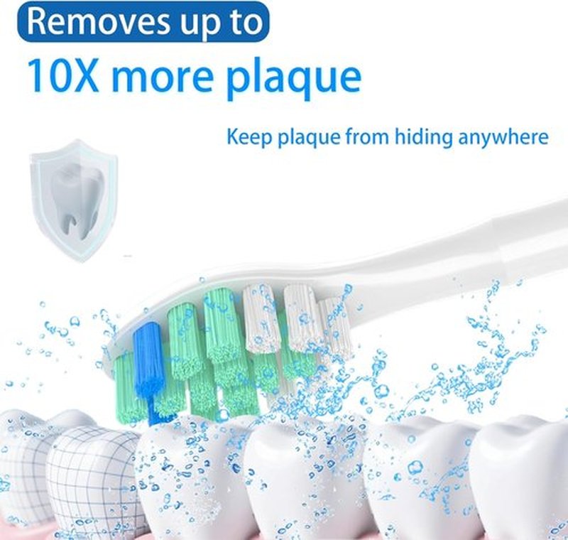 Philips Sonicare Replacement Toothbrush Heads - C2 Compatible, 6 Pack for Superior Oral Care