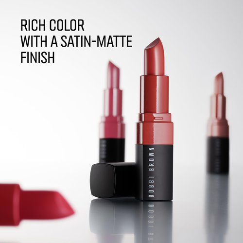 Bobbi Brown Crushed Lip Color | Hydrating, High-Pigment, Satin-Matte Lipstick | Non-Drying, Long-Lasting Wear & Lip Stain Effect, 0.12 Ounce, Brownie