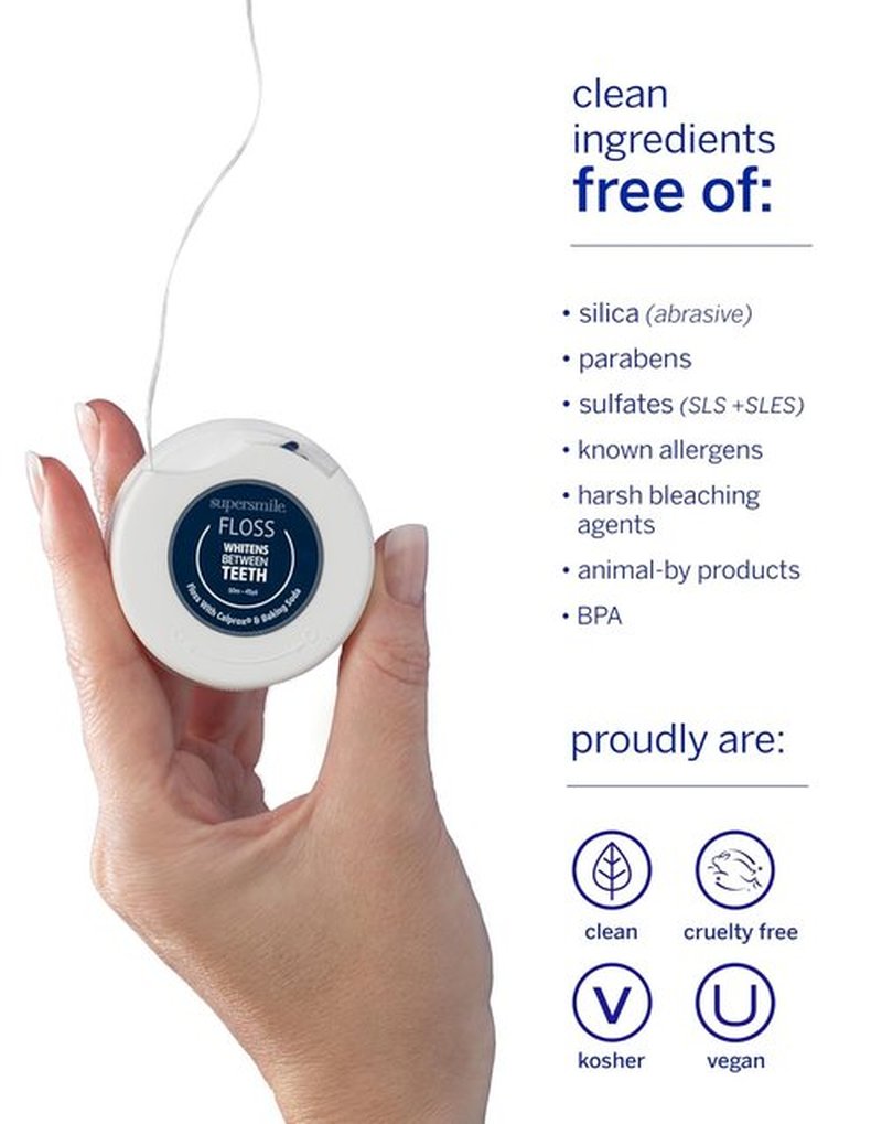 Supersmile Professional Whitening Dental Floss - Enhance Oral Care with Effective Whitening | 1 Count