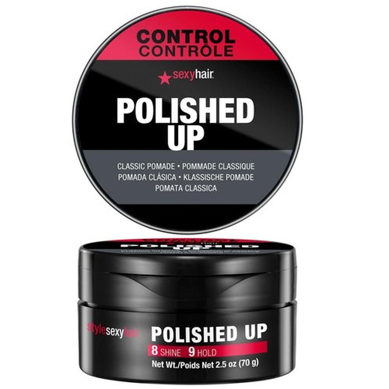 SexyHair Style Polished Up Pomade - Classic Shine for Polished Styles | Easy Wash Out