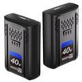 Bayhon 2 Pack 6.0Ah Lithium-ion Replacement for Kobalt 40V Battery Compatible with KPM1040A-03, KM-1640-06, KM 4040-06,Cordless Power Tool Battery-Black