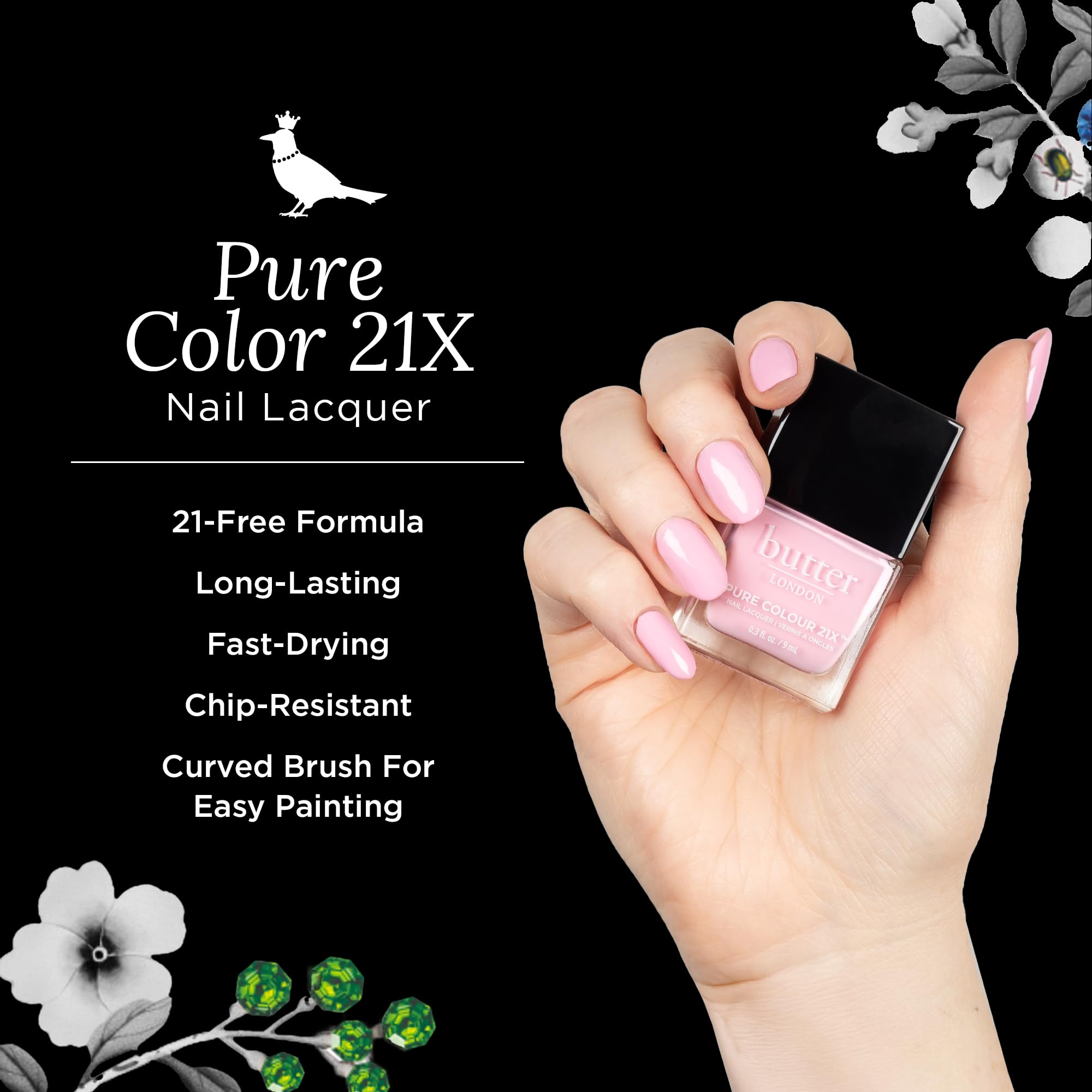 butter LONDON PC21X Nail Lacquer Polish, Fruit Machine - Fast-Drying, Long Lasting Gel-Like Finish & Chip-Resistant Nail Lacquer Helps Protects & Strengthens Nails - Vegan & Cruelty-Free